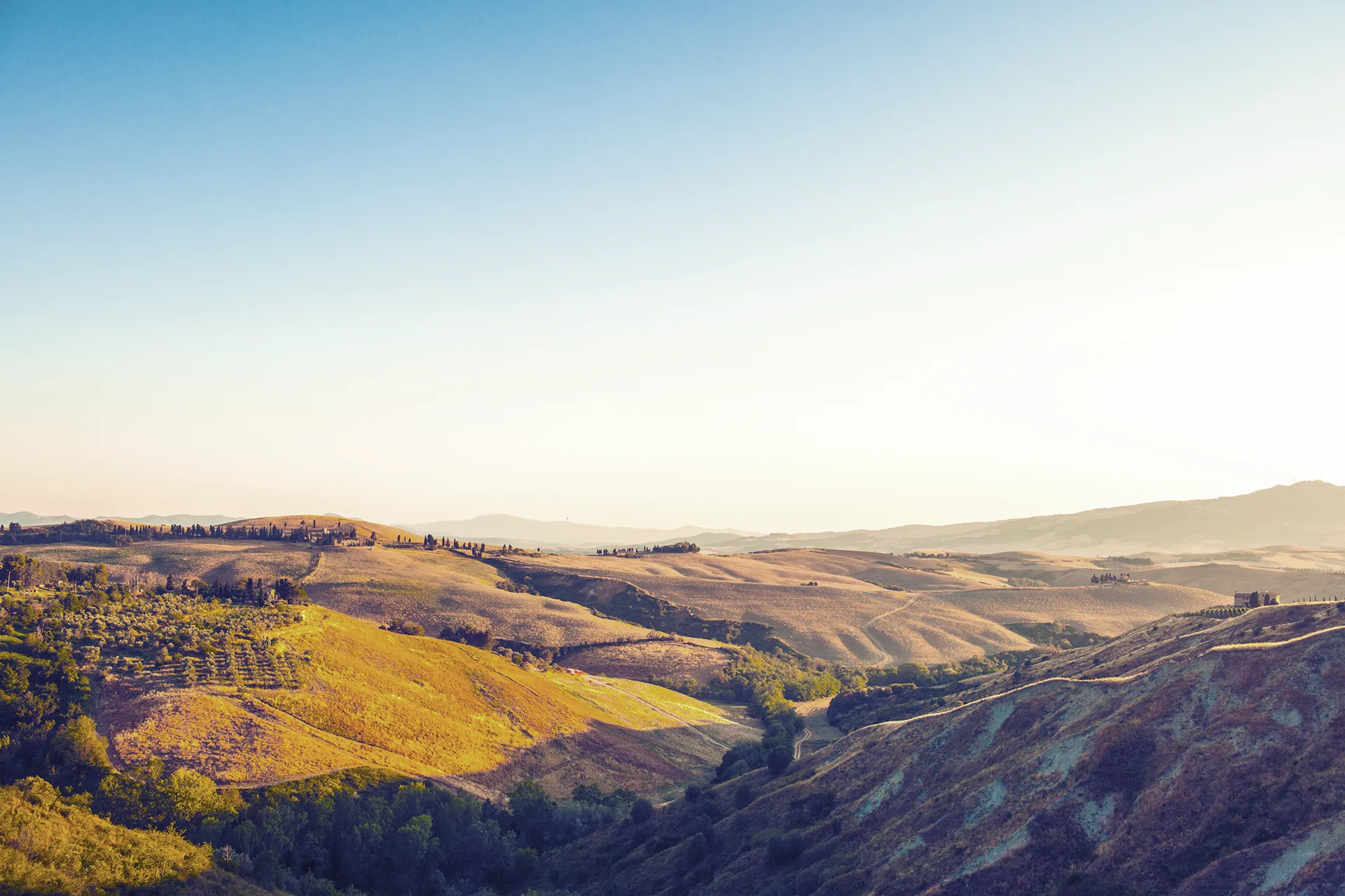 Colline della campagna toscana